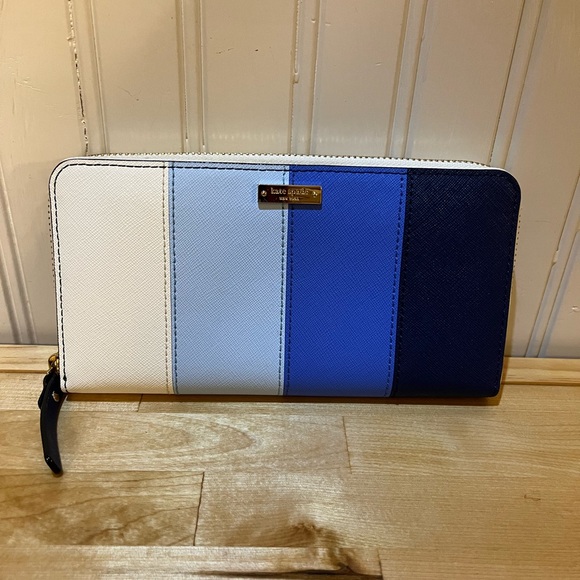 kate spade Handbags - Kate Spade Color Block Zip Around Wallet